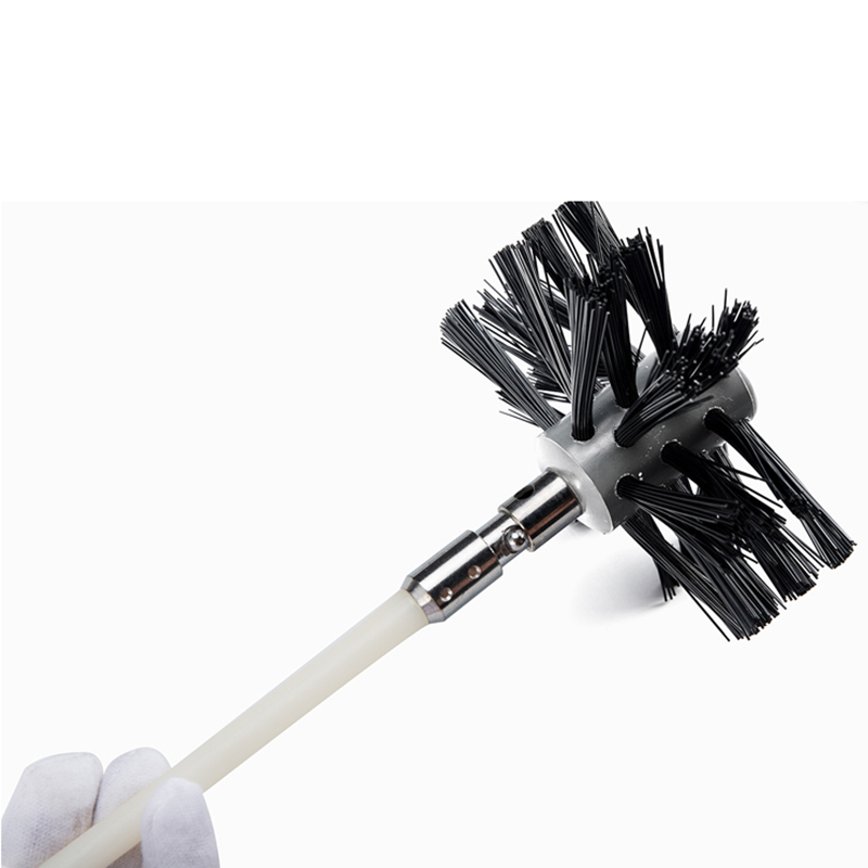 Chimney Cleaner Cleaning Brush + Rod Set Kit Rotary Sweep System Fireplace Tools