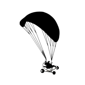 Hot Sell Personality Powered Paragliding Stickers Car Styling Vinyl Car Stickers Motorcycl Accessories Decals PVC