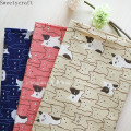 110x45cm Thick Fabric By Yard Patchwork Telas Tissu Costura Sewing Cotton Fabric Cartoon Cat Print DIY Handmade Bag Home Decor