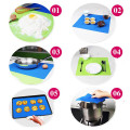 1Pc Silicone Mats Baking Liner Waterproof And Anti-slip Oven Mat Heat Insulation Pad Bakeware Food Mats Square