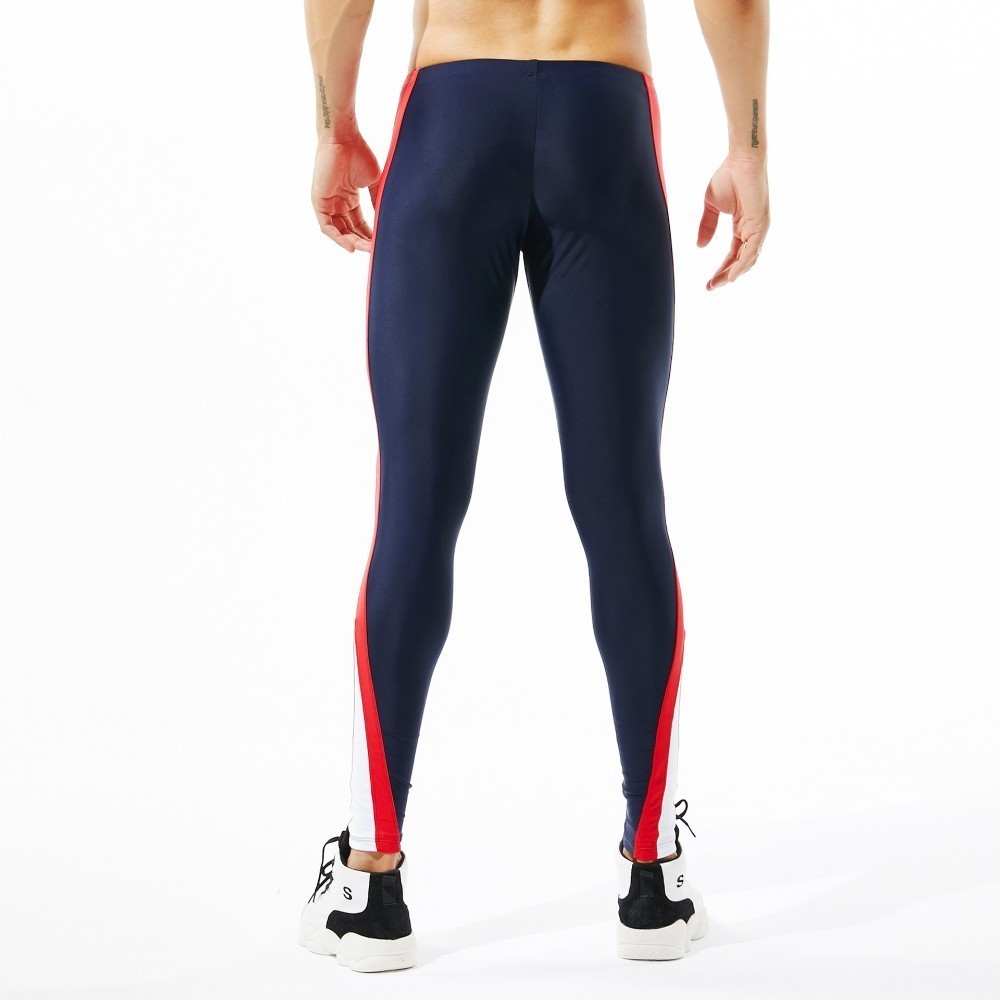 Sexy Mens Leggings Men Training Workout Leggins Running Tights Quick Dry Eslastic Male Gym Sport Compression Pants Sportswear