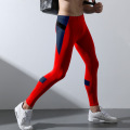 2020 Contrast Color Sexy Mens Leggings Men Running Tights Thin Fleece Winter Thermal Sport Tights Compression Pants GYM Leggins