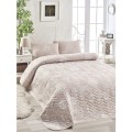 Eponj Home Quilting Bed Cover Set Double Queen Mink Bed Covers Home Textile Luxury Bedspreads aпостельное белье