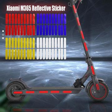 20pcs Electric Scooter Reflective Stickers for Xiaomi Mijia M365/Pro Scooter Night Safety Stickers Scooter Parts Accessories