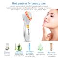 LED Face Beauty Massager Hot Cold Hammer Ultrasonic Cryotherapy Facial Vibration Massager Face Body Spa Ion Beauty Instrument