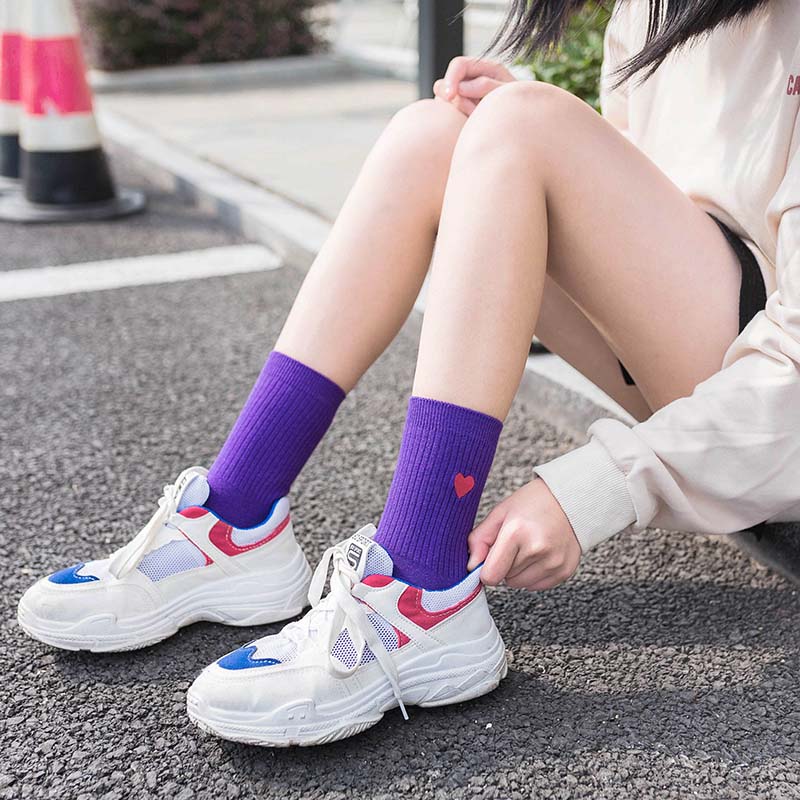 New Product Trend Autumn/Winter Cotton Hip Hop Happy Socks Personality Harajuku Dinosaur Grid Tide Socks Breathable Sox