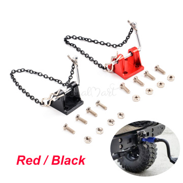 1/10 Hitch Tow Shackles Trailer Hook Set Metal Climbing Rope Chain Spare Parts RC Crawler Model Accessories Rescue Simulation