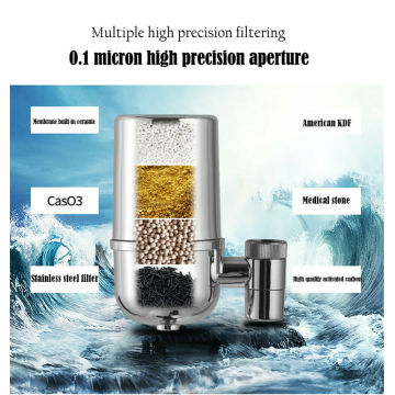 Faucet Water Filter For Kitchen Sink Or Bathroom Mount Filtration Tap Purifier Bathroom Faucet Accessories Sets
