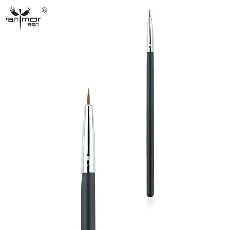 Anmor Single Synthetic Hair Eyeliner Brush Precise Eye Makeup Brushes for Daily or Professional Eye Make Up Liner Brochas