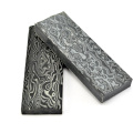 2 pcs DIY Knife handle Imported Micarta shank Patch Space board linen Mikata Snake pattern 6.29*1.96*0.39" inches