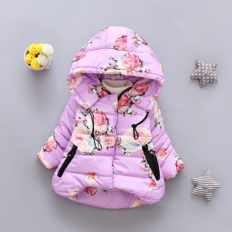 Baby Girls Jacket 2020 Autumn Winter Jacket For Girls Warm Hooded Outerwear For Girls Clothes Children Jacket 1 2 3 4 Year