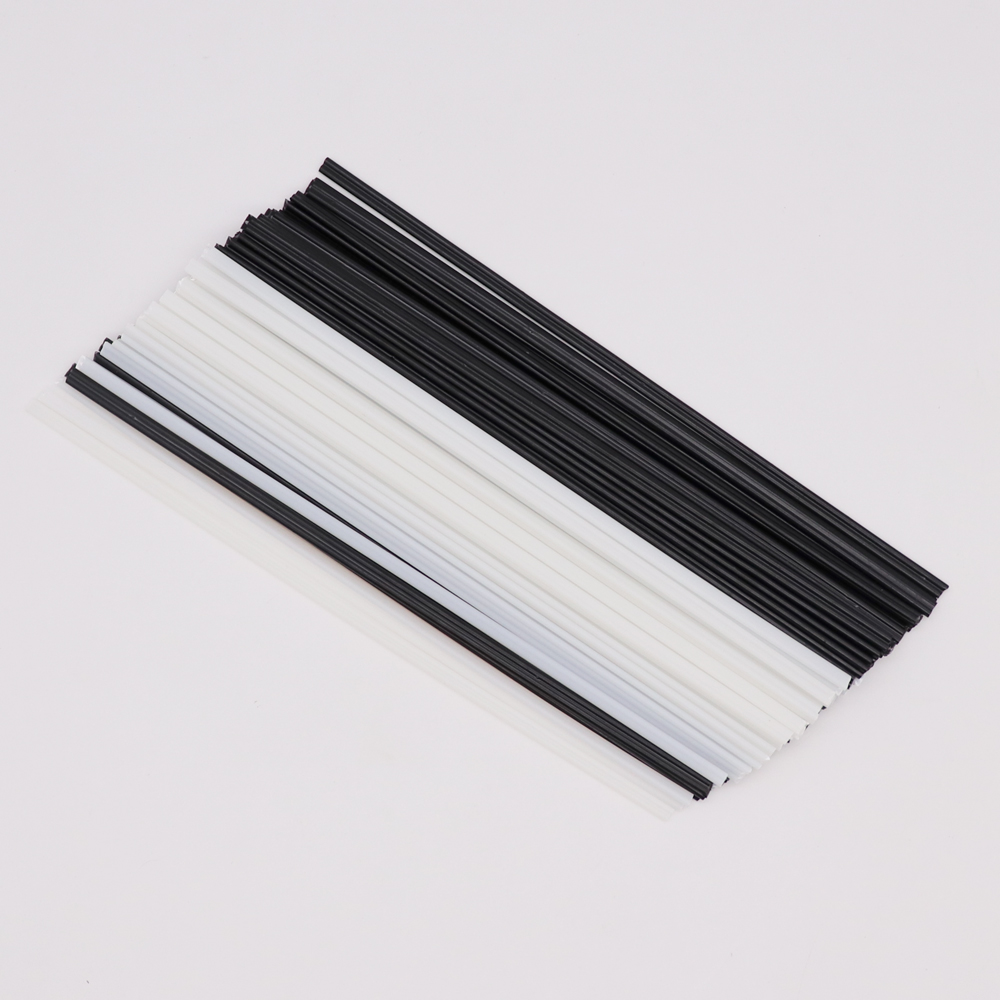 Black/White length 25cm ABS/PP/PE/PPR plastic welding rods for car bumper repair tools hot air welder machine gun