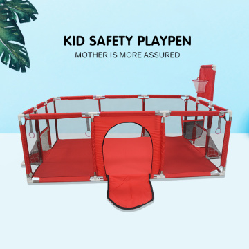 IMBABY Children's Playpen for Kid Children's Pool Bed Baby Fence Indoor Playground Basketball Football Field Game Center for 0-6