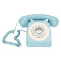 Retro Landline Telephone Multifunction Desktop Corded Telephone Support FSK/DTMF Dual System for Home office Hotel Use telefon