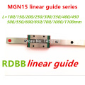 15mm Linear Guide MGN15 100 150 200 250 300 350 400 450 500 550 600 700 mm linear rail + MGN15H or MGN15C block 3d printer CNC