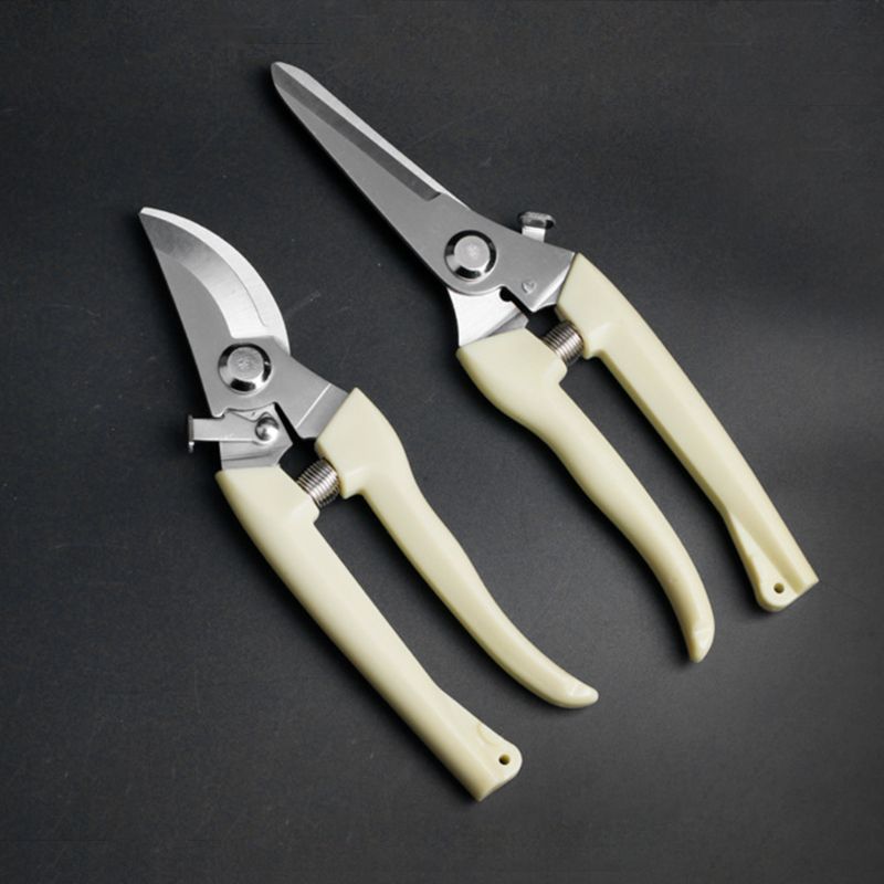 Pruner Tree Cutter Gardening Pruning Shear Scissor Stainless Steel Cutting Home Tools Anti-slip