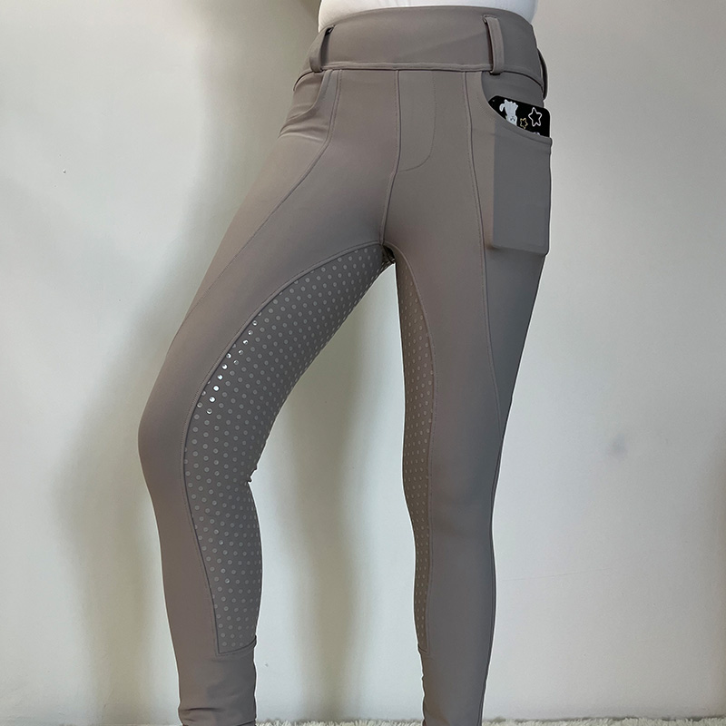 Popular XXS-XL Silicone Equestrian Riding Pants