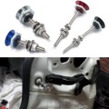 Universal 32mm/1.25" Push Button Billet Hood Pins Lock Clip Kit Engine Bonnets Lock 1" 25mm Aluminum Car Quick Latch