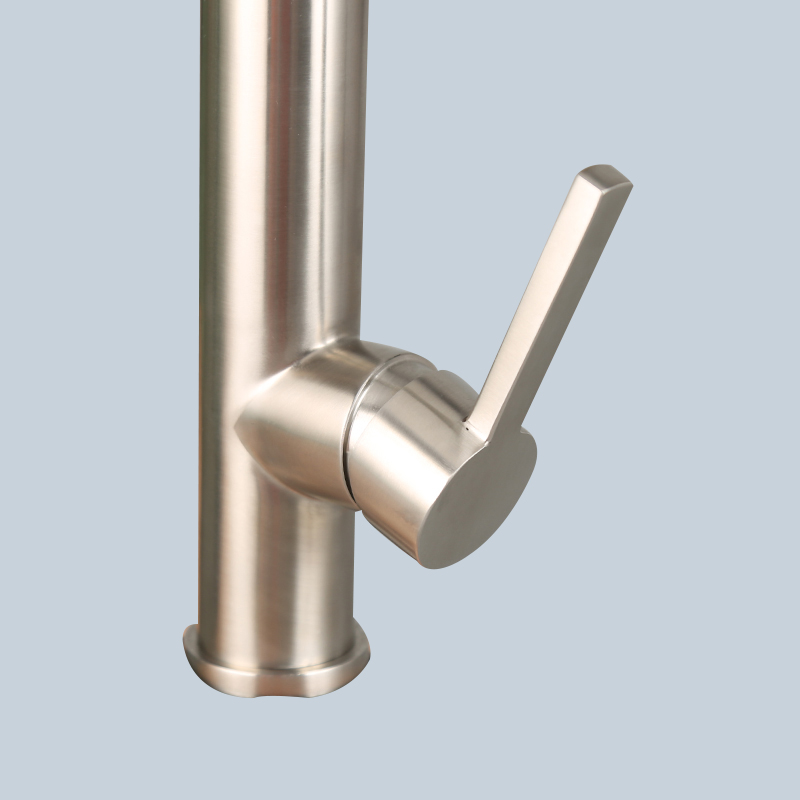 Stainless Black Steel Hose Type Kitchen Faucet 3