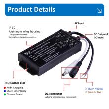 CB Certificate LED emergency controller