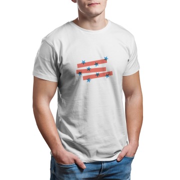 atinfor 2020 USA Presidential Men's T Shirt Novelty Tops Bitumen Bike Life Tees Clothes Cotton Printed T-Shirt Plus Size