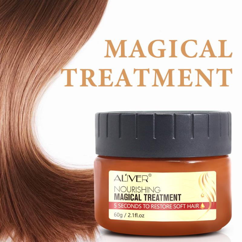 60ml Hair Treatment Mask Nourishing Hair Supple Conditioner 5 Seconds Repairs Damage Hair Repairs Damage Hair Root Nutrition New