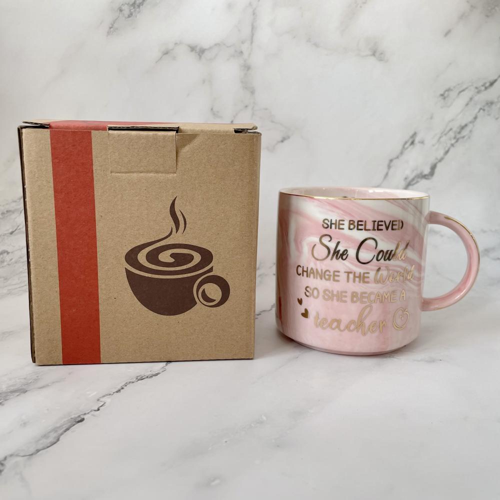 Color Box Package Mug