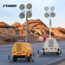 Metal halide lamp LED lamp lighting equipment long-time continuous operation lighting tower lighting tower for engineering sales