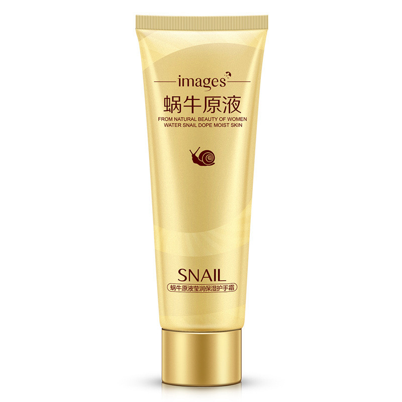 IMAGES Snail Moisturizing Hydrating Hand Cream for Winter Hand Care Whitening Nourishing Skin Care 75g