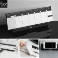 Original Fizz Desktop Weekly Planner Benchtop Week Plan GUANGBO Notebook Booklet Planning Scale Mark Bracket Type 60Page Tearing