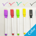 8 Pcs/lot Colorful black School classroom Whiteboard Pen Dry White Board Markers Built In Eraser Student children's drawing pen