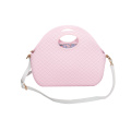 pink soft EVA diamond crossbody shoulder beach bags
