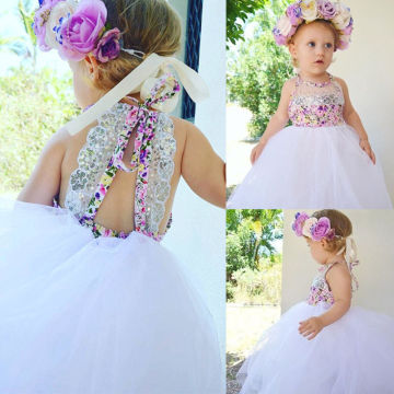Sequins Toddler Baby Kids Girls Dress Cute Baby Girl Tulle Tutu Floral Dress Baby Dresses Sundress Baby Clothing
