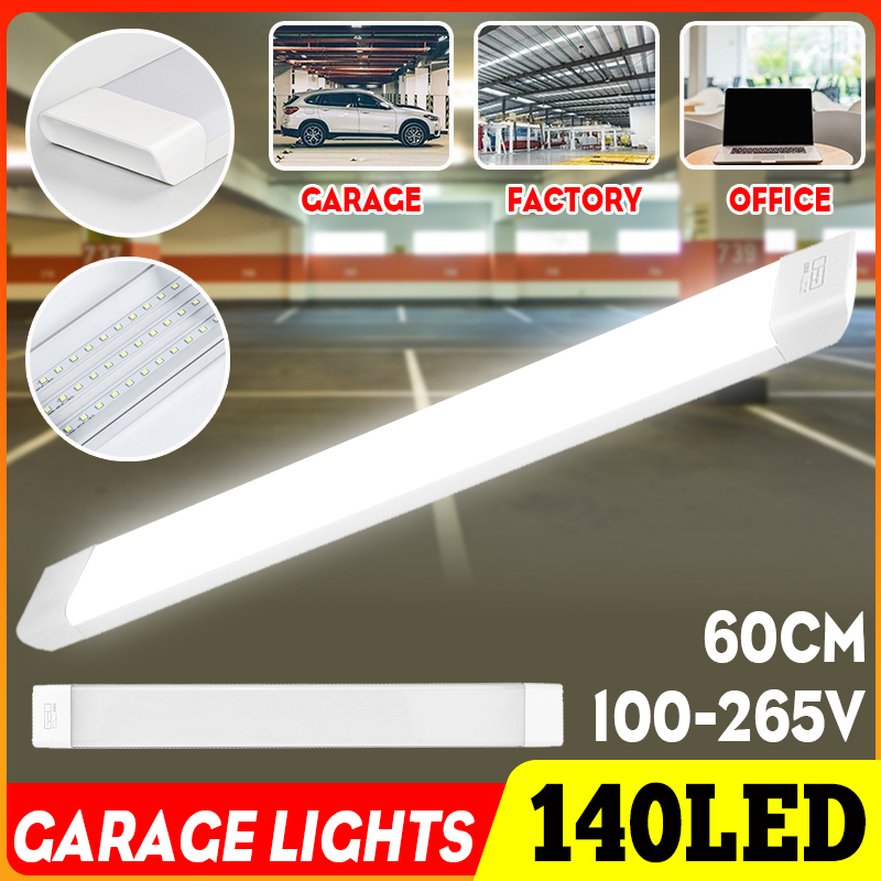 Highlight LED Bar Lights LED Strip Light Tube 60cm 28W 2835 140 LED Lamp 6500K 100-265V for Home Office Garage Workshop