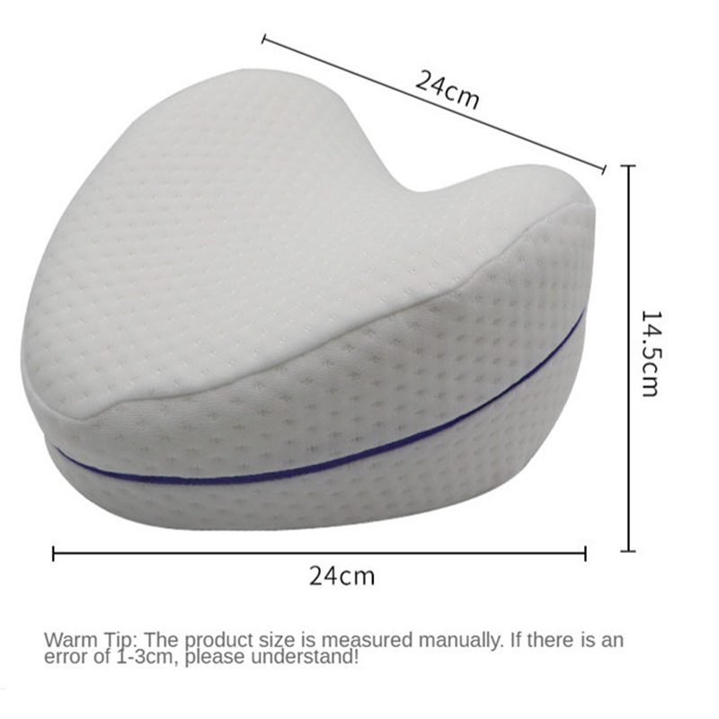 Memory Foam Pillow Pregnancy Body Orthopedic Knee Leg Wedge Foot Cushion for Side Relief Lying Support Cushion Legs Hip Pain