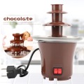 New 3-tier Mini Chocolate Fountain Creative Design Chocolate Melt With Heating Fondue Machine EU Plug