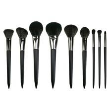 Wholesale 9 piece Makeup brush with Black Handle
