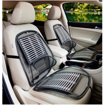 Four Seasons Universal Car Lumbar Massage Seat Breathable Cushion Bamboo Silk Seat Cushion Cooling Pad