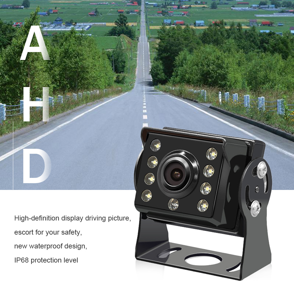 AHD Truck Backup Camera IR Night Vision Waterproof Vehicle Rear View Camera Auto Backup Monitor Universal For Motorhome Trailer