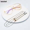 Fashion Pendant Eye Glasses Chain Sunglasses Spectacles Rose Flower Peace Chain Holder Cord Lanyard Necklace Eyewear Accessories