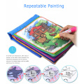 New Design 4 Types Painting Books Coloring Magic Water Drawing Book For Kids Children's Educational Funny Drawing Toys Dropship