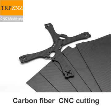 Custom services, 3k carbon fiber board CNC machining engraving,Custom model aircraft accessories,Carbon fiber model