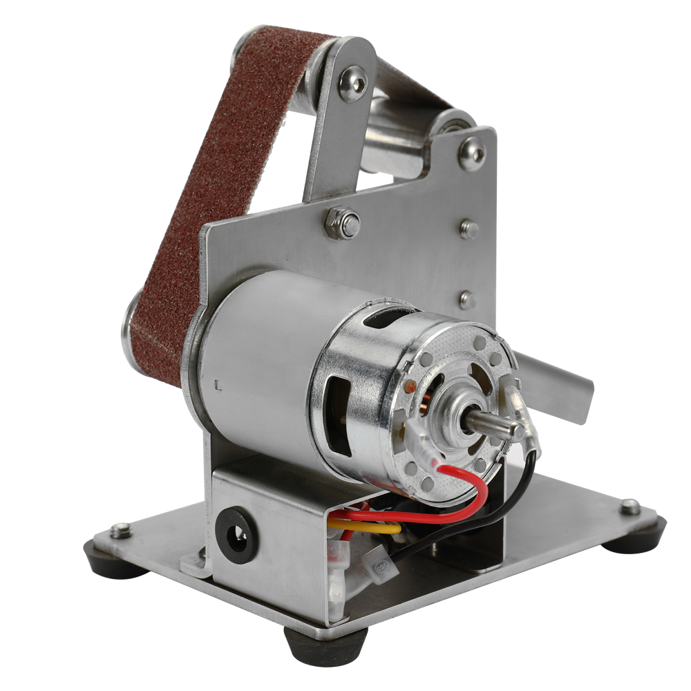 KKMOON Multifunctional Mini Electric Belt Sander Grinder Professional DIY Polishing Grinding Machine Cutter Edges Sharpener