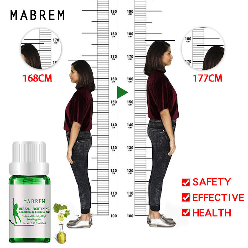 New 10ML Famous Brand Height Increasing Oil Medicine Body Grow Taller Essential Oil Foot Health Care Products Promot Bone Growth