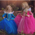 Beauty Princess Dress up Rose Party Costume Long Sleeve Cosplay Dress Halloween Birthday Gift Vestidos Fantasia