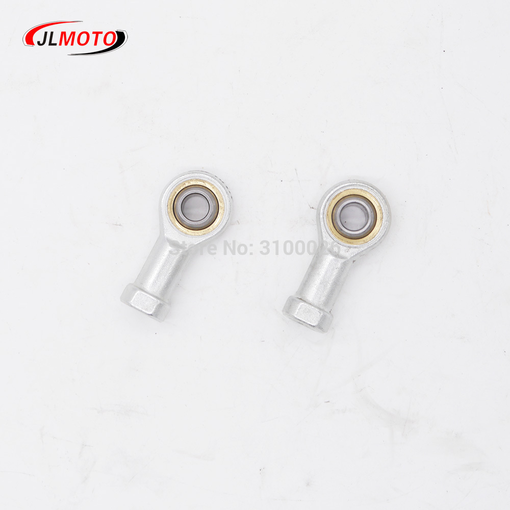 1Pair 10mm Left&Right Hand Thread Steering Tie Rod Ends kit Fit For 168F 110CC 125CC Mini Kids ATV Go Kart Buggy Quad Bike Parts