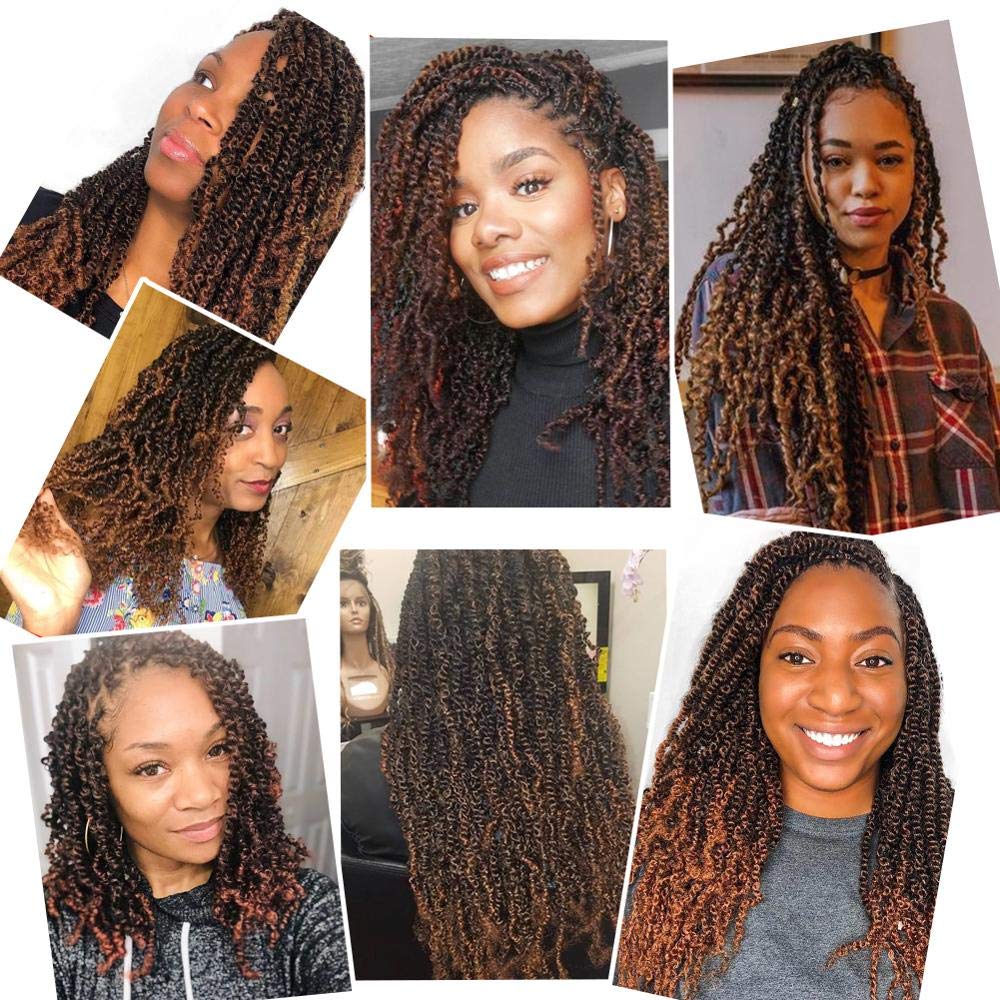 Smart braid-Ombre Hair Extension Crochet Spring Twist Crochet Braids Synthetic Braiding Hair Jamaica Bounce Fluffy Twist