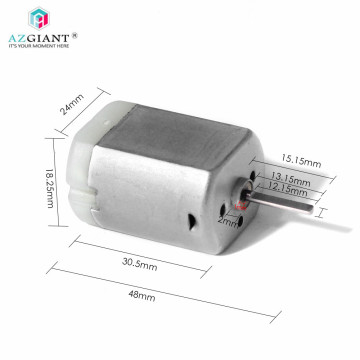 FC280 D spindle DC 12V carbon brush micro automatic door lock motor fuel pump motor, D CUT shaft for Mitsubishi Pajero outlander