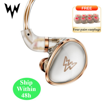 Whizzer Kylin HE01 HIFI Music Headset Rich Clear Bass Dynamic Wired Ear Hook 3.5mm 2PIN 5N OFC Cable Headphones Earphones