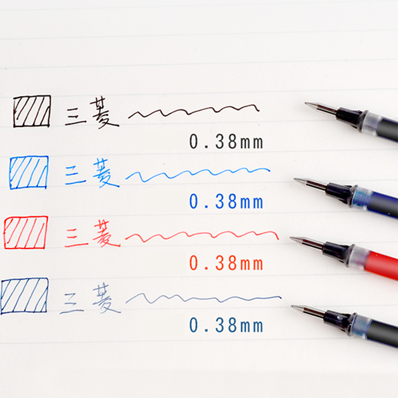 12 Pcs/Lot Uni-Ball Signo Refill UNI Mitsubishi UMR-1 Gel Pen Refill 0.38mm Fine Financial For UM-151